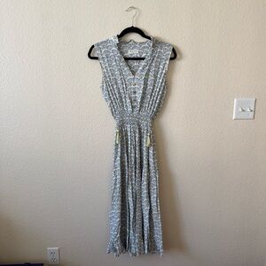 Baha Gia Sleeveless Dress in Blue Suntiang Size XS fits Small